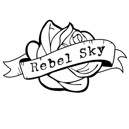 Rose, rebel, sky